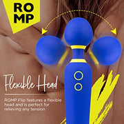 Romp Flip Powerful Rechargeable Silicone Wand Vibrator