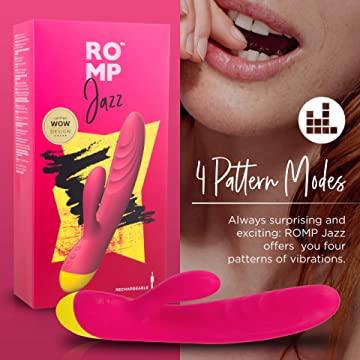 Romp Jazz Rechargeable Silicone Rabbit Vibrator