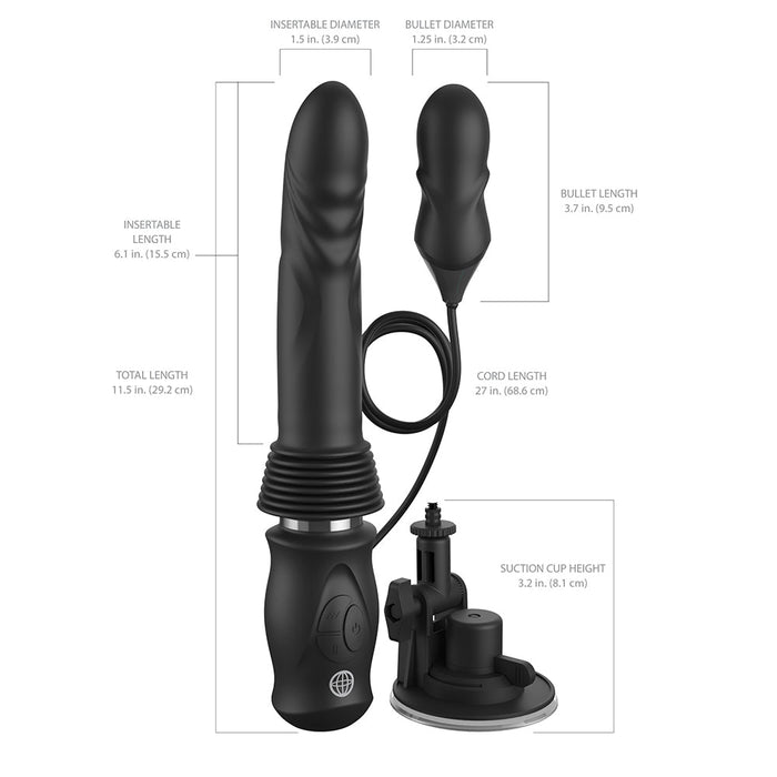 Ultimate Silicone Thruster with Suction Cup Mount