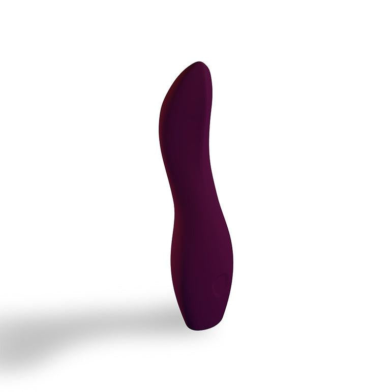 Dame Dip Beginner's Internal & External Plum Silicone Vibrator