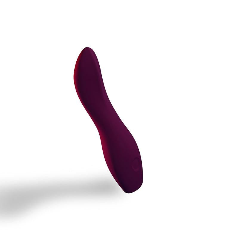 Dame Dip Beginner's Internal & External Plum Silicone Vibrator