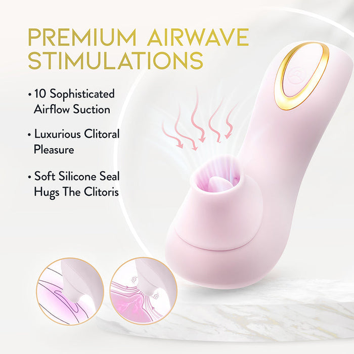 Fleur Clitoral Fluttering & Suction Vibrator