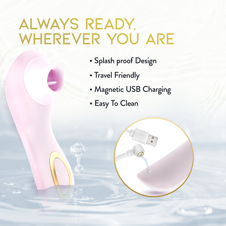 Fleur Clitoral Fluttering & Suction Vibrator