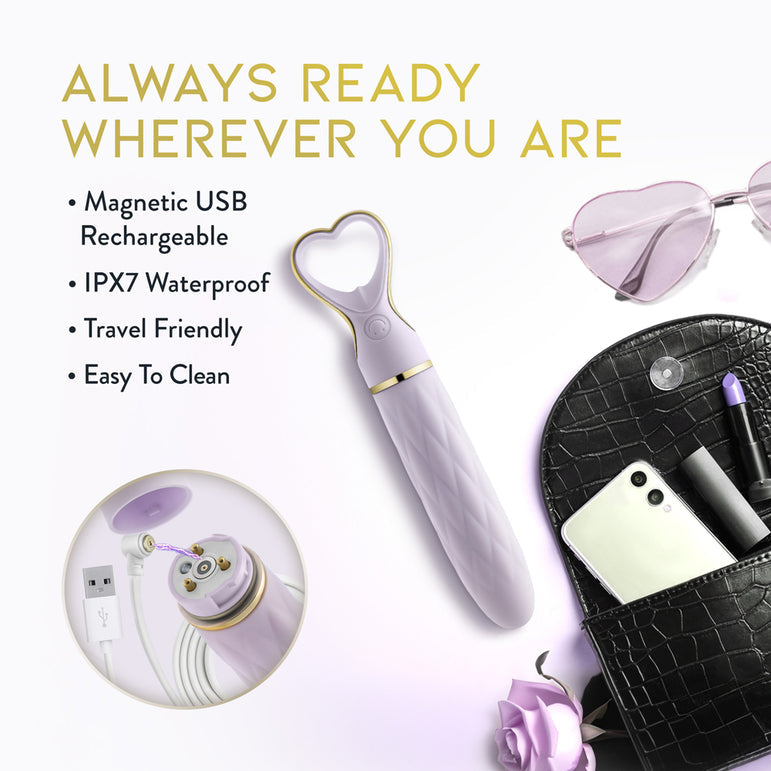 Delice Heartthrob Precision Bullet Vibrator with Finger Loop