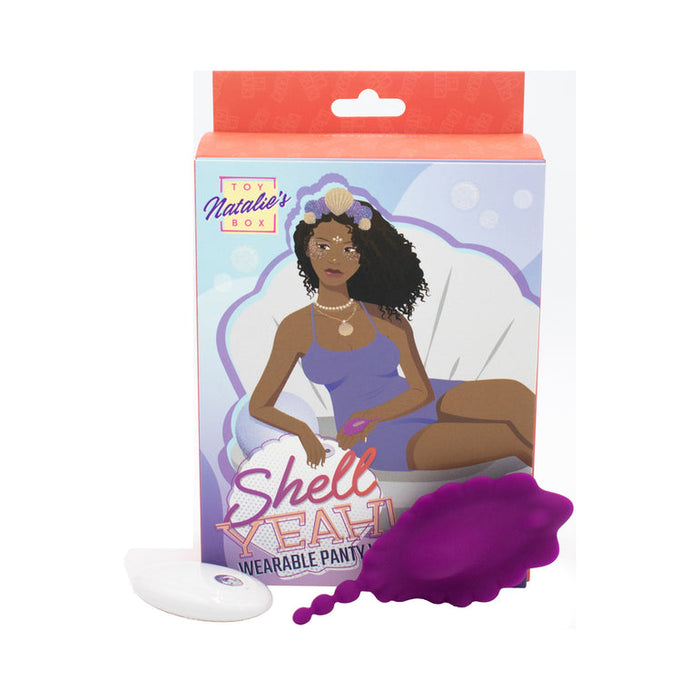 Shell Yeah! Remote-Controlled Waterproof Wearable Panty Vibrator (Damaged Box)