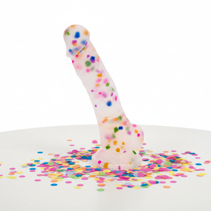 Cock-A-Palooza Confetti Silicone Dildo