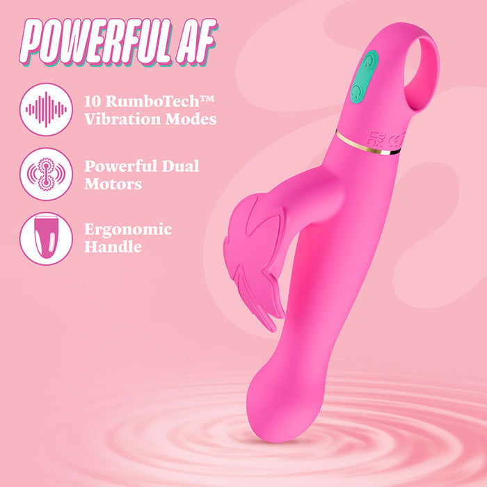 Naughty AF Rechargeable Waterproof Rabbit Vibrator
