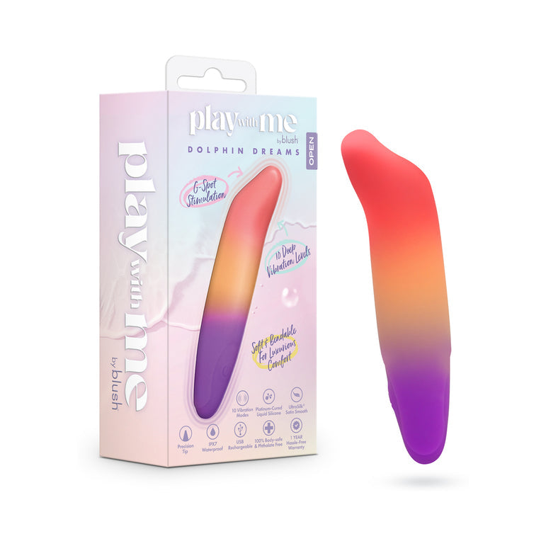 Dolphin Dreams Flexible Soft Tapered Bullet Vibrator