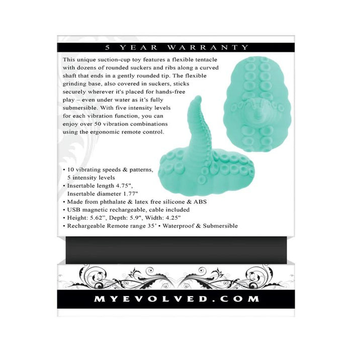 Octopus Tentacle Insertable Remote Controlled Grinder