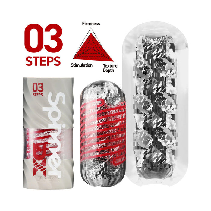 Tenga Spinner DX Steps Textured Masturbator