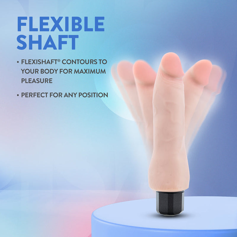 Vanilla Ice Thick Veiny Realistic 8.75 Inch Vibrating Dildo