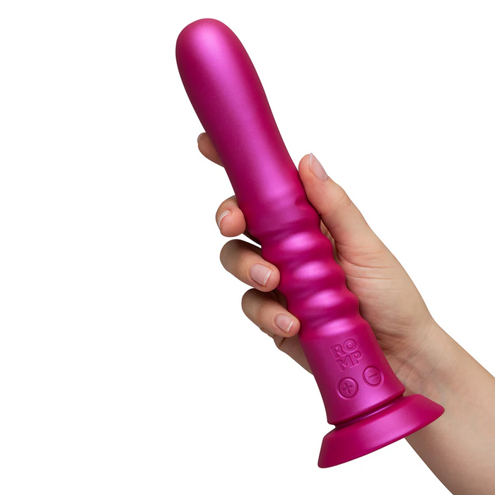 ROMP Jiggle Thrusting Vibrator with Suction Base