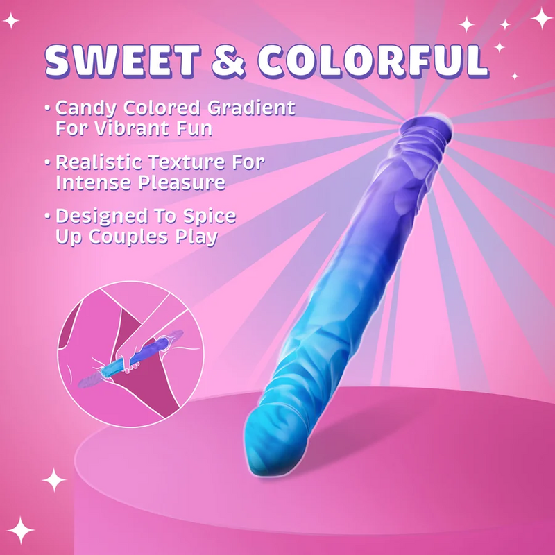 B Yours Sugar Stud Double-Ended Realistic Dildo Damaged Box