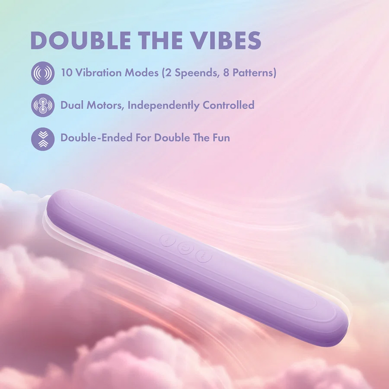 Play With Me Double-Ended Dual Motor Vibrator (Damaged Box)