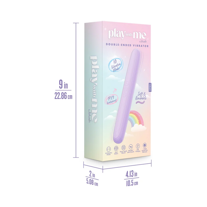Play With Me Double-Ended Dual Motor Vibrator (Damaged Box)