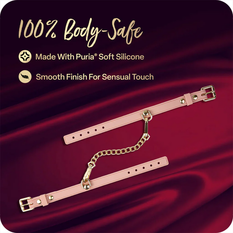 Temptasia Ardor - Silicone Wrist & Ankle Restraints - Pink