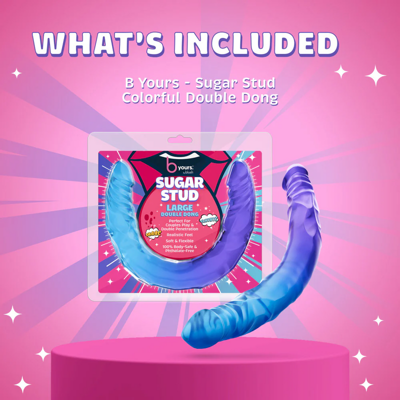 B Yours Sugar Stud 13.75-Inch Double-Ended Dildo