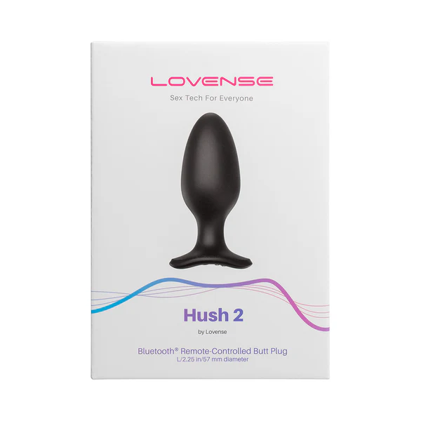 Lovense Hush 2 Large App-Controlled Vibrating Butt Plug