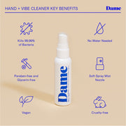 Dame Vegan Antibacterial Hand and Toy Cleaner
