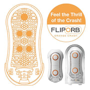 Tenga Flip Orb Masturbator - Orange Crash