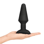 B-Vibe Silicone Rechargeable Rimming Plug XL - Black