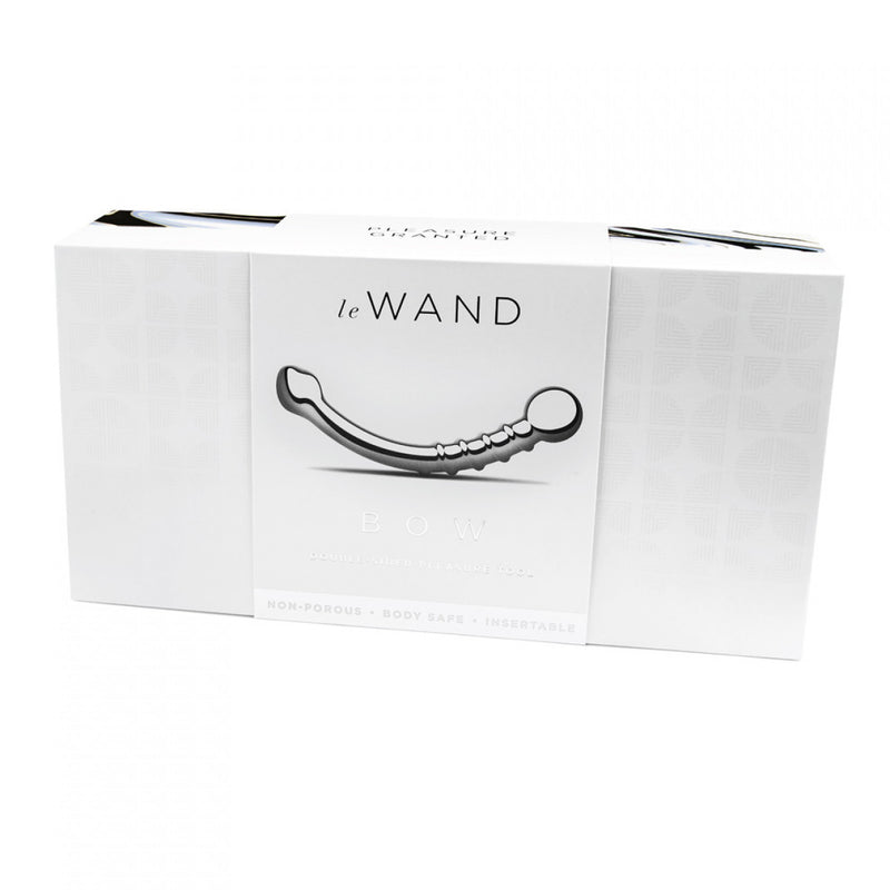 Le Wand Bow Double Ended Stainless Steel Dildo