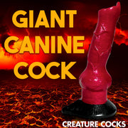 Hell Hound Canine Penis 7.5 Inch Silicone Fantasy Dildo