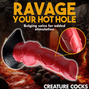 Hell Hound Canine Penis 7.5 Inch Silicone Fantasy Dildo
