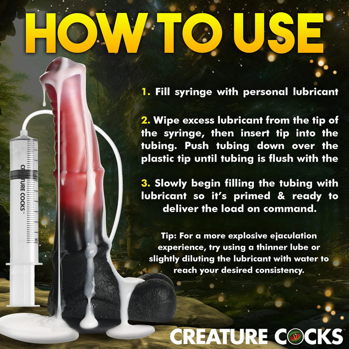 Centaur Explosion Squirting 9.5 inch Silicone Fantasy Horse Dildo