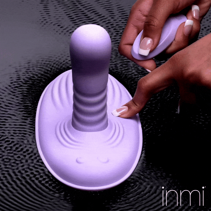 Thrust 'N' Grind Thrusting & Vibrating Silicone Grinder with Remote