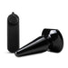 Blush Novelties Butt Plug Anal Adventures Basic Vibrating Anal Pleaser - Black