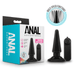 Blush Novelties Butt Plug Anal Adventures Basic Vibrating Anal Pleaser - Black