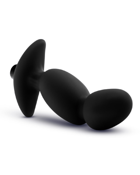 Blush Novelties Prostate Massager Anal Adventures Pinpoint Silicone Vibrating Prostate Massager - Black