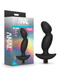 Blush Novelties Prostate Massager Anal Adventures Pinpoint Silicone Vibrating Prostate Massager - Black