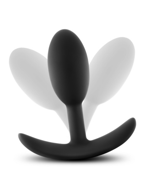 Blush Novelties Butt Plug Anal Adventures Slim Vibra Weighted Plug - Small