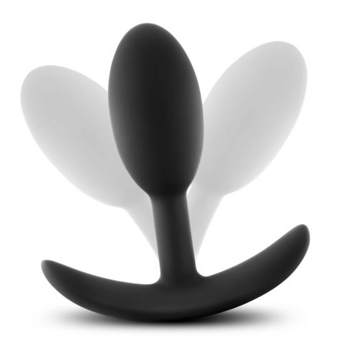 Blush Novelties Butt Plug Anal Adventures Slim Vibra Weighted Plug - Small