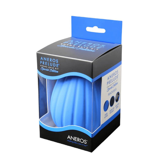Aneros Prelude Enema Bulb - Blue Special Edition