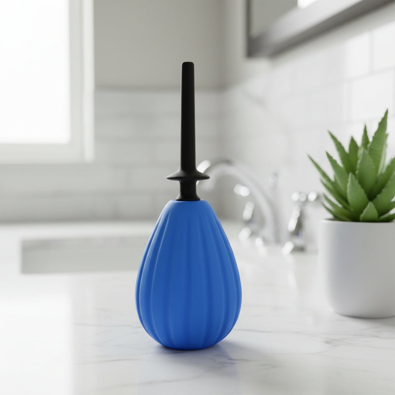 Aneros Prelude Enema Bulb - Blue Special Edition