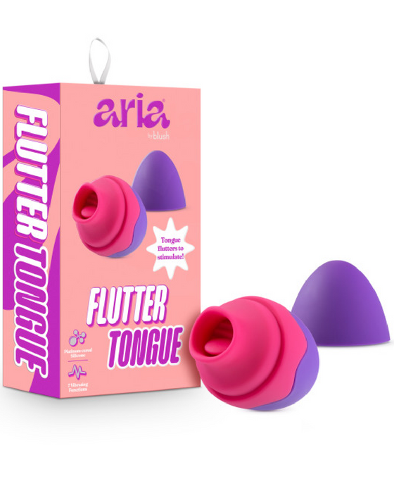 Aria Flutter Tongue Silicone Clitoral Vibrator