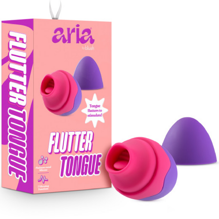 Aria Flutter Tongue Silicone Clitoral Vibrator