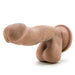 Blush Novelties Dildo Au Naturel 6.5 Inch Suction Cup Dildo - Mocha