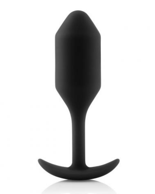 B-Vibe Butt Plug Black B-vibe Snug Plug 2 Weighted Silicone Butt Plug - 114 grams - Various Colours