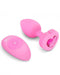 b-Vibe Anal Toy B-vibe Vibrating Heart Shaped Jewel Anal Plug S/M - Pink