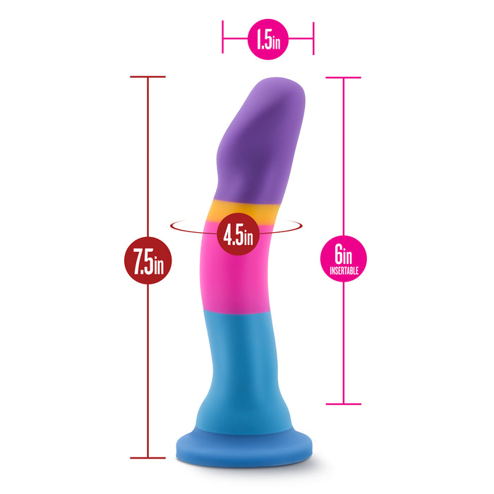 Hot N Cool 7.5 Inch Silicone Suction Cup Dildo