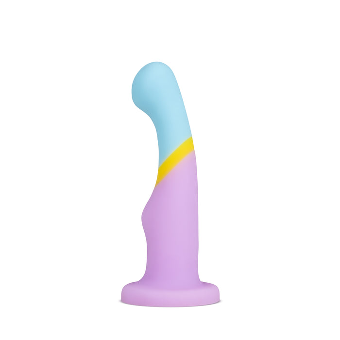 Heart of Gold 6 Inch Silicone Suction Cup Dildo