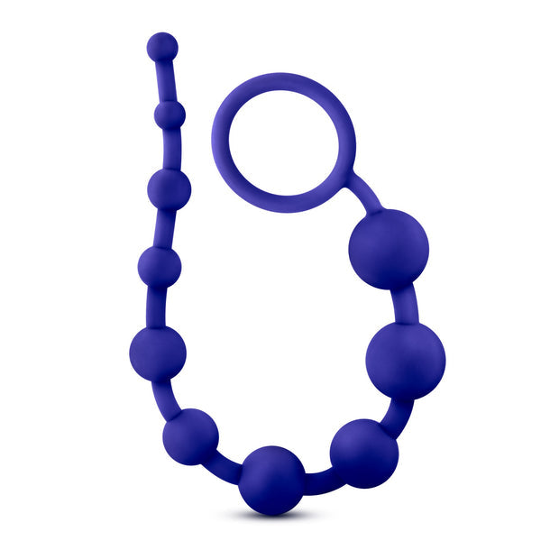 Luxe String of 10 Graduated Silicone Anal Beads