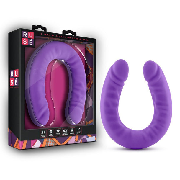 Ruse 18 inch Silicone Slim Double Dildo