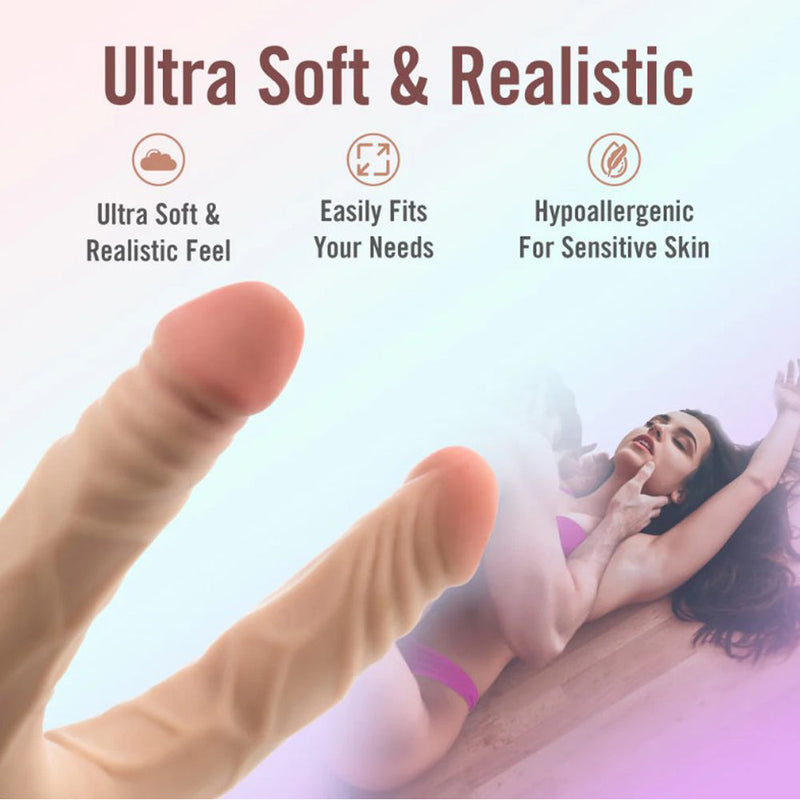 Dr. Skin Plus 14-Inch Posable Double-Ended Dildo