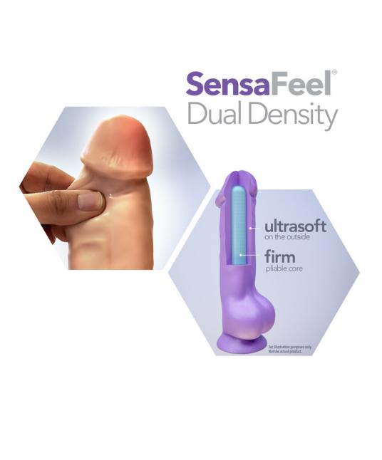 Mister Perfect 8.5 Inch Slim Dildo with Balls - Vanilla