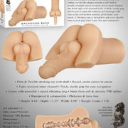 Backdoor Bash Ass Masturbator with Cock - Vanilla
